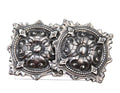 GRAZIANO OXIDIZED SILVER REPOUSSE STATEMENT EARRINGS
