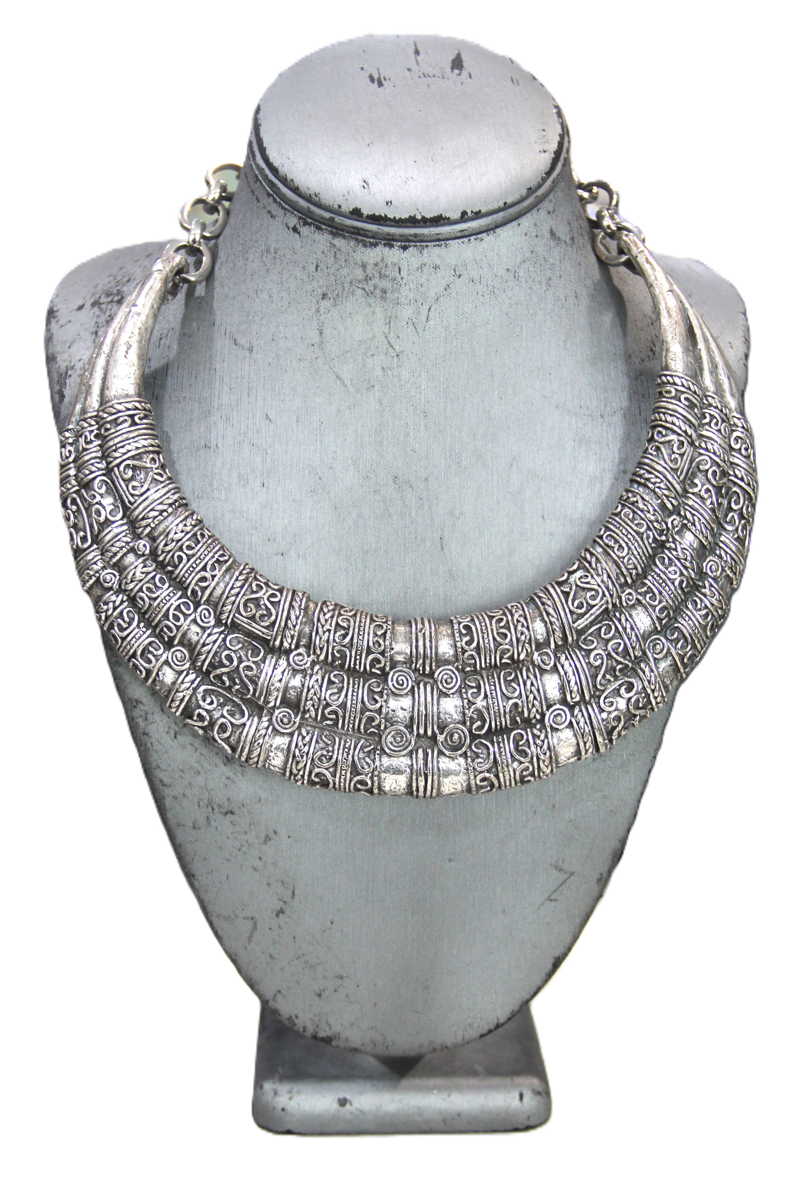 GRAZIANO BOHO TRIBAL STATEMENT COLLAR NECKLACE