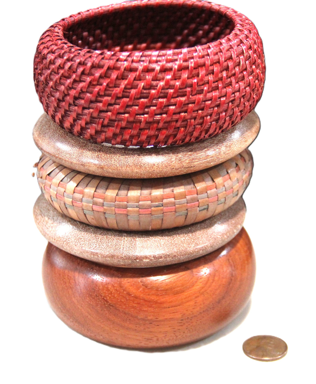 THE  "DESERT SANDS #2" 8" BANGLE BRACELET STACK
