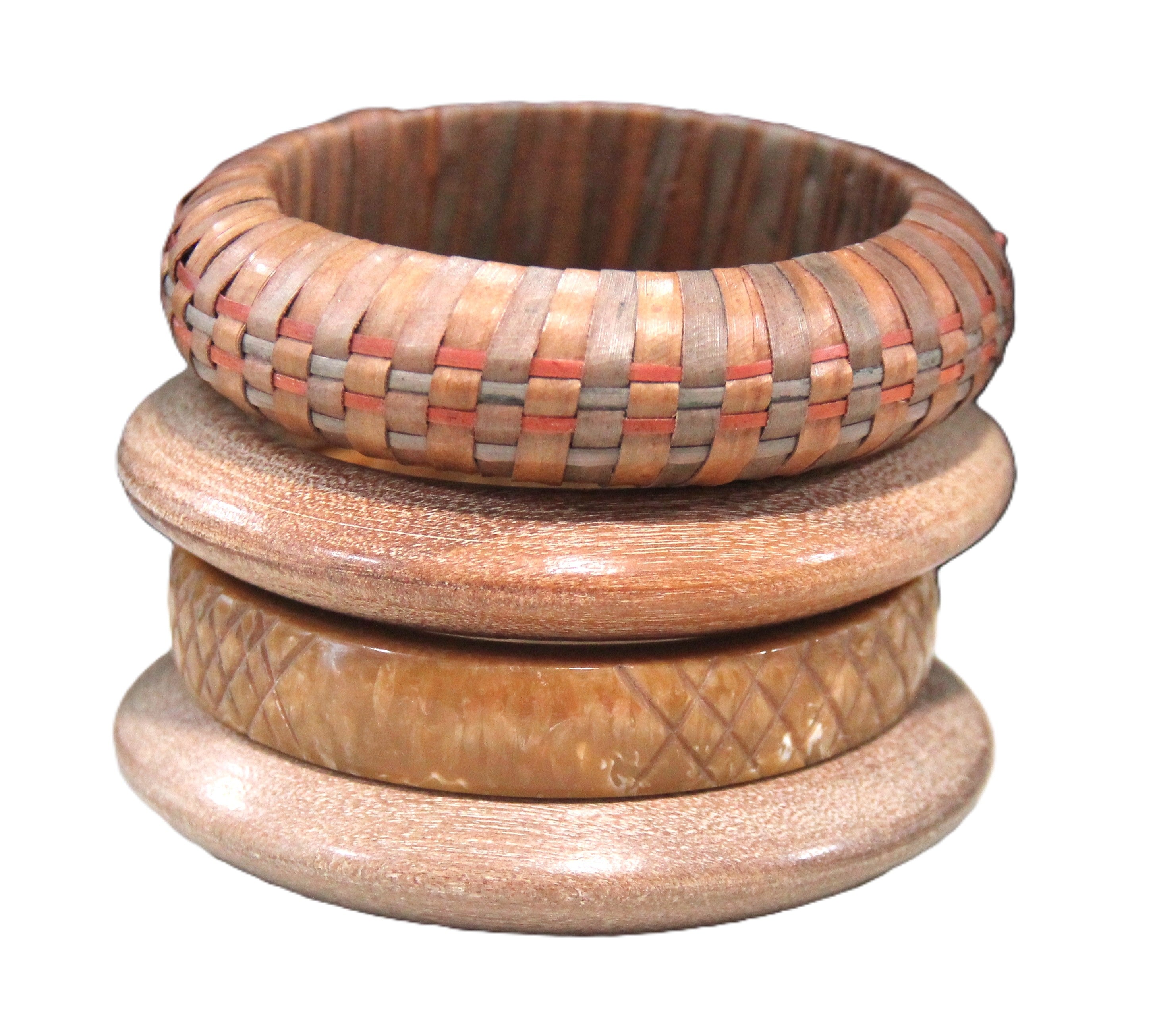 THE "DESERT SANDS" 8" BANGLE BRACELET STACK