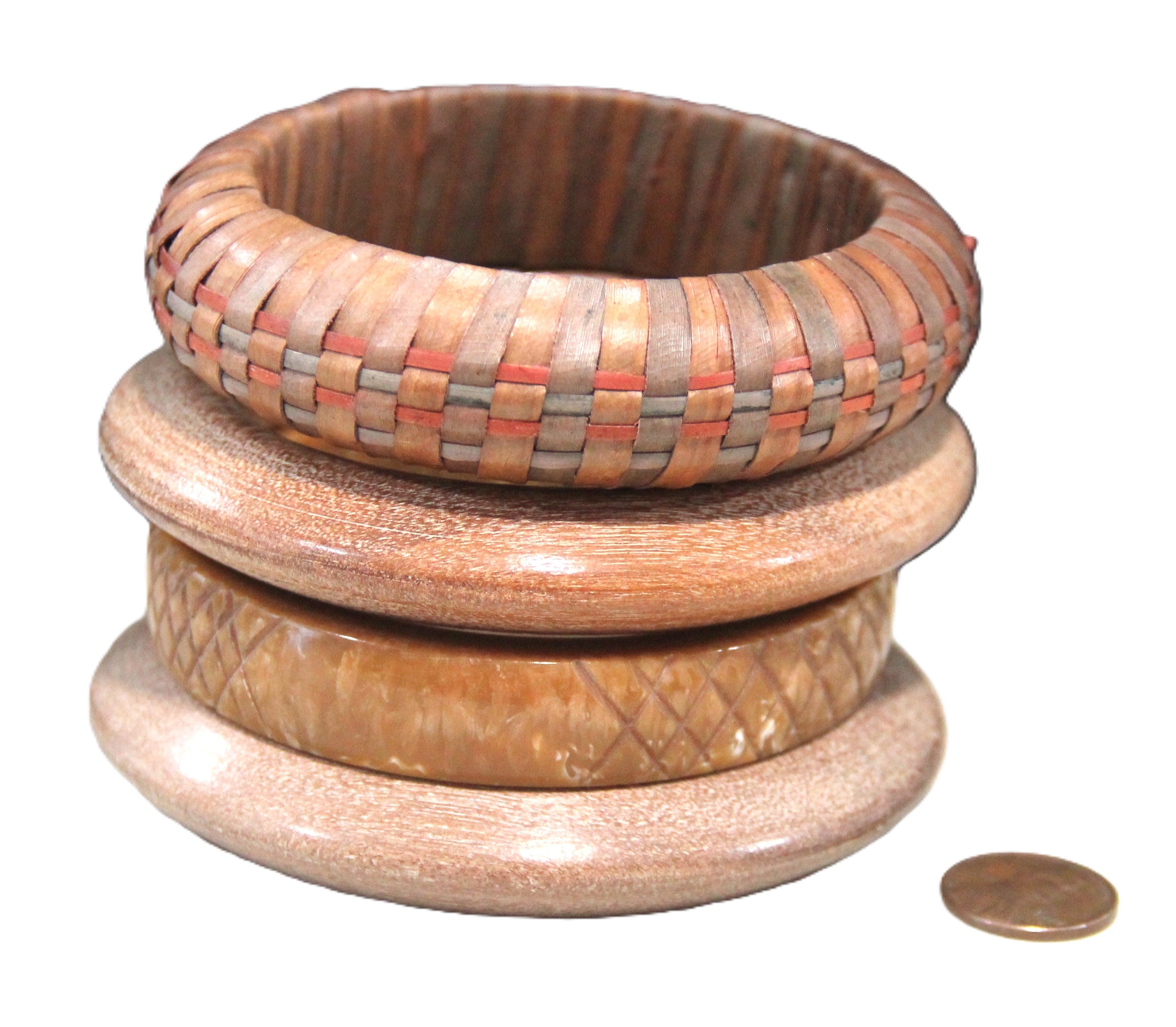THE "DESERT SANDS" 8" BANGLE BRACELET STACK