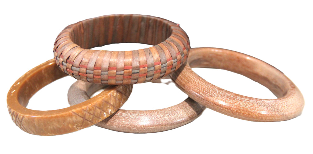 THE "DESERT SANDS" 8" BANGLE BRACELET STACK