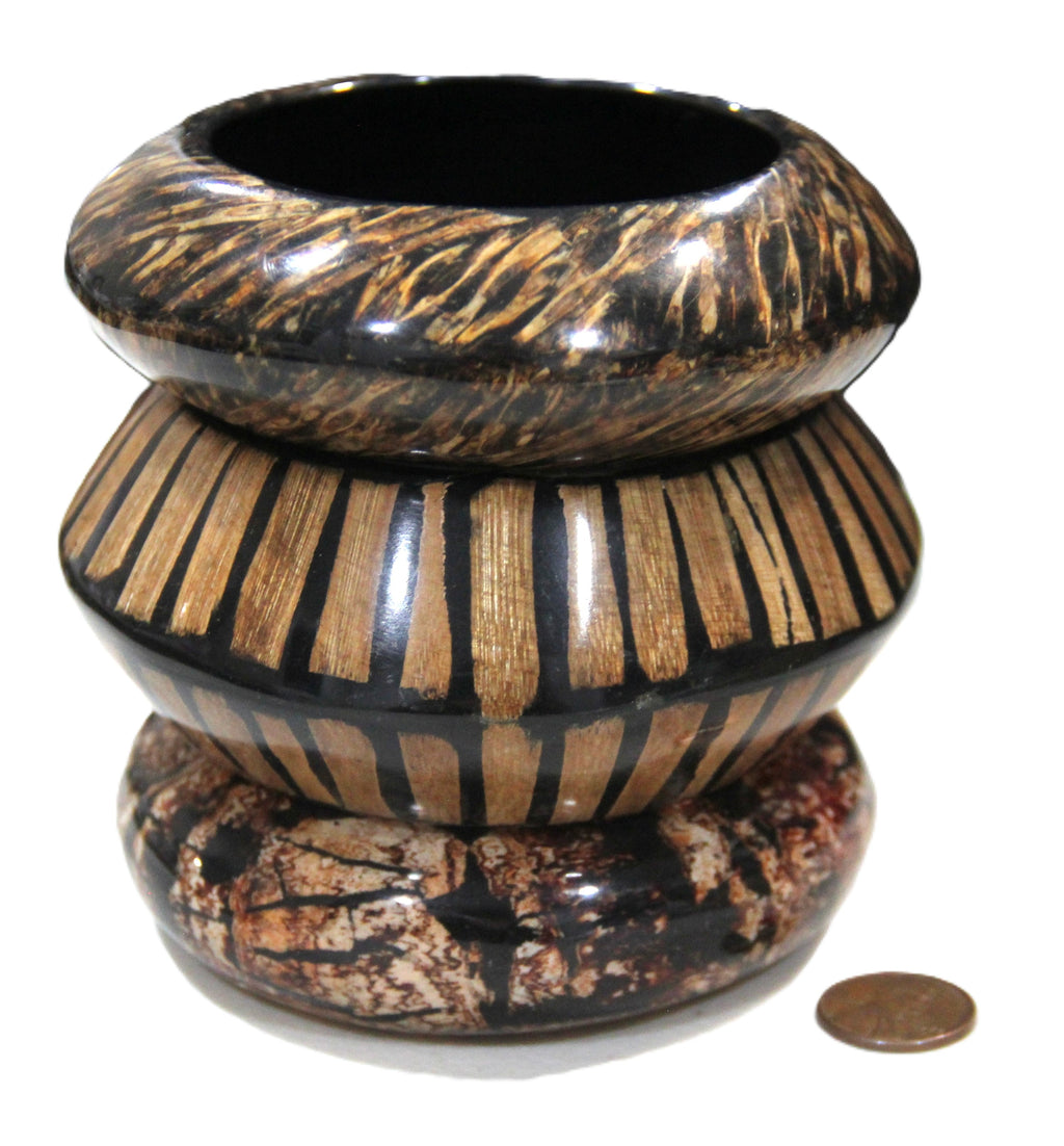 "WELCOME TO THE JUNGLE" BANGLE BRACELET STACK