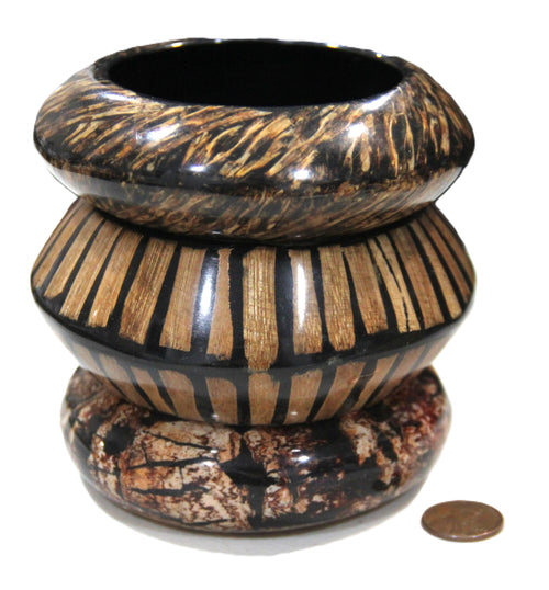 "WELCOME TO THE JUNGLE" BANGLE BRACELET STACK