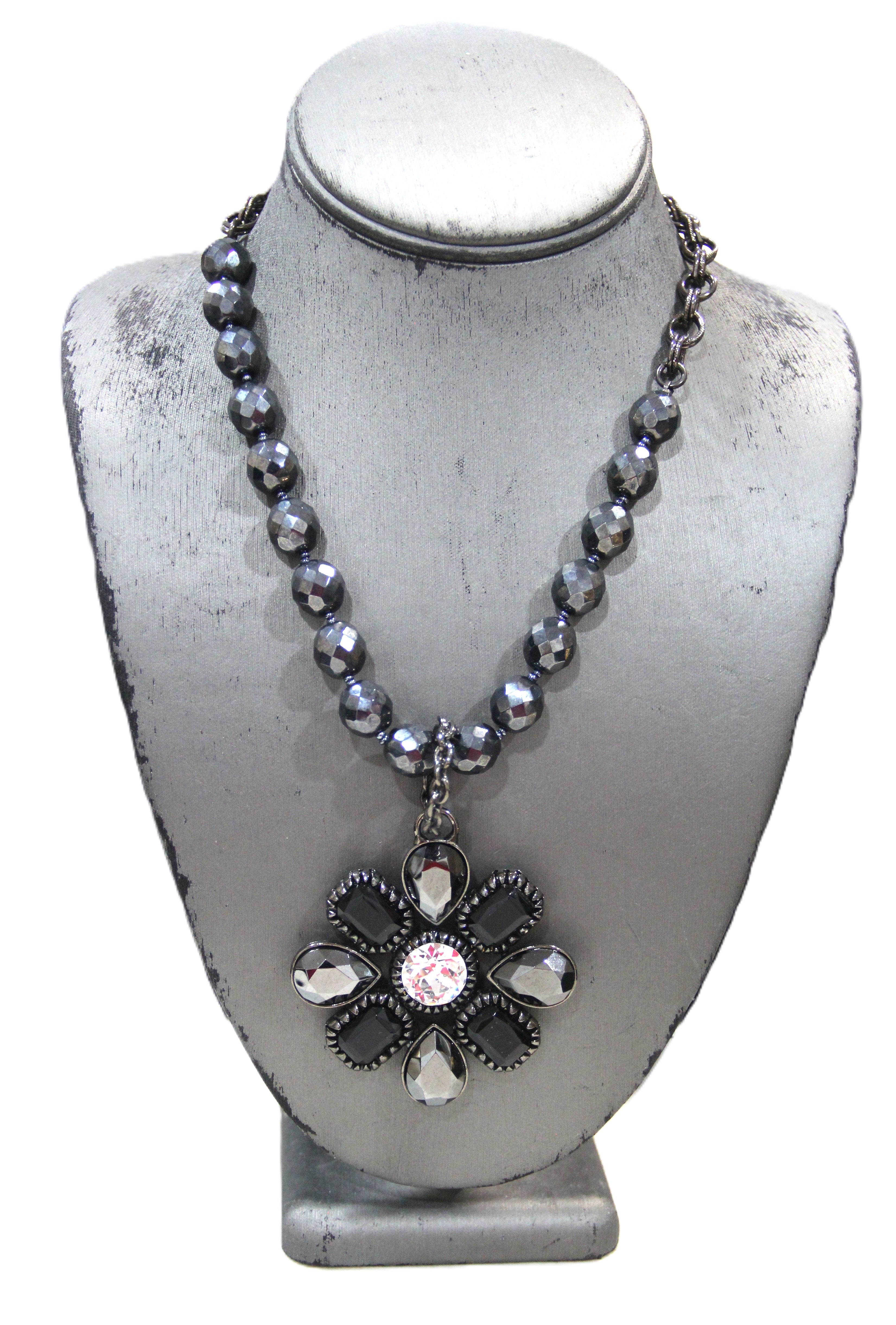 GRAZIANO MALTESE CROSS PENDANT NECKLACE