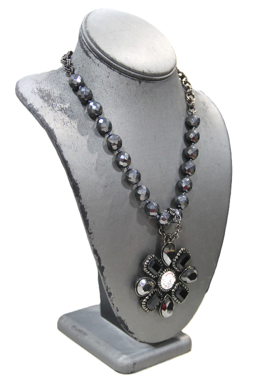 GRAZIANO MALTESE CROSS PENDANT NECKLACE