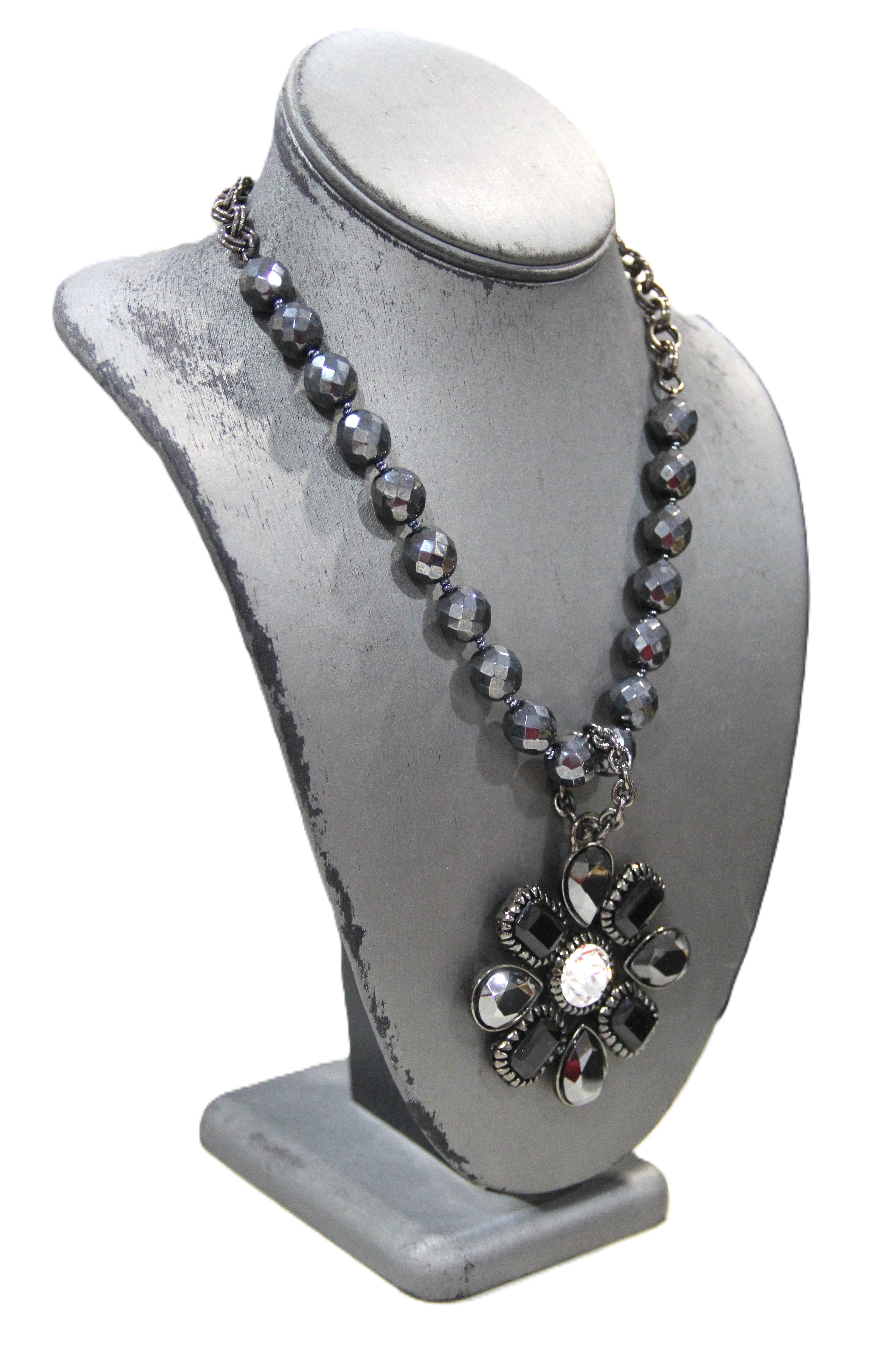 GRAZIANO MALTESE CROSS PENDANT NECKLACE