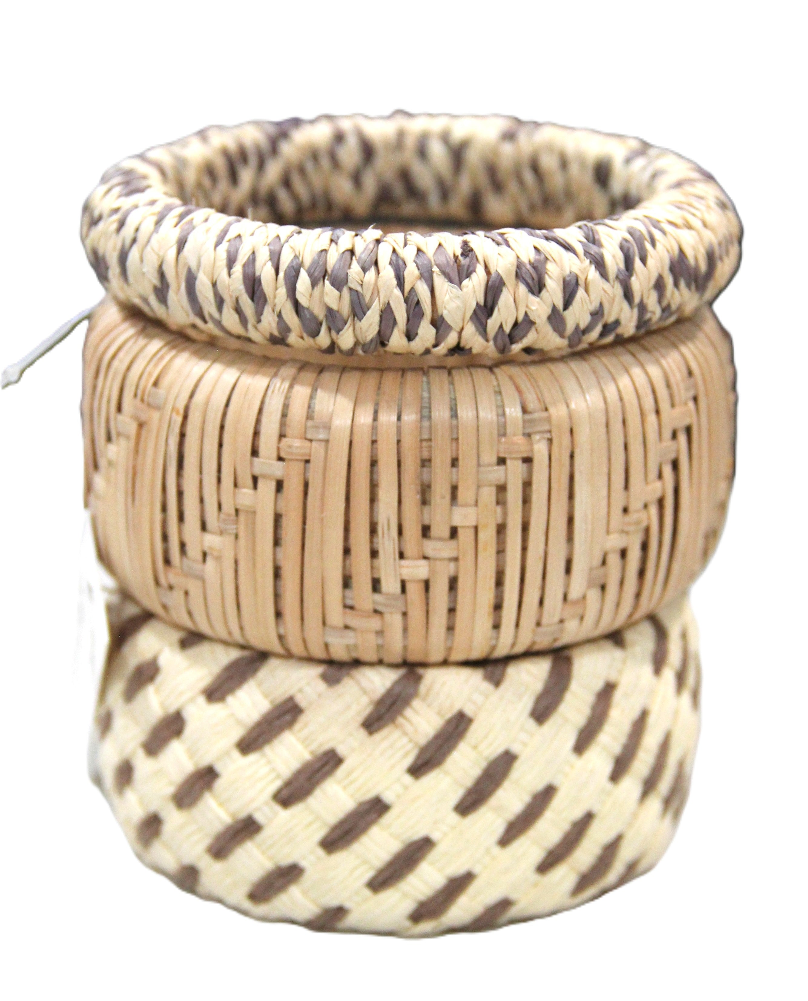 THE "WOVEN STACK" BANGLE BRACELETS