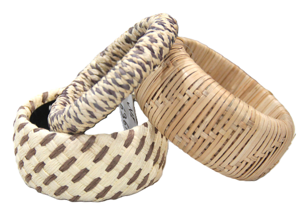 THE "WOVEN STACK" BANGLE BRACELETS
