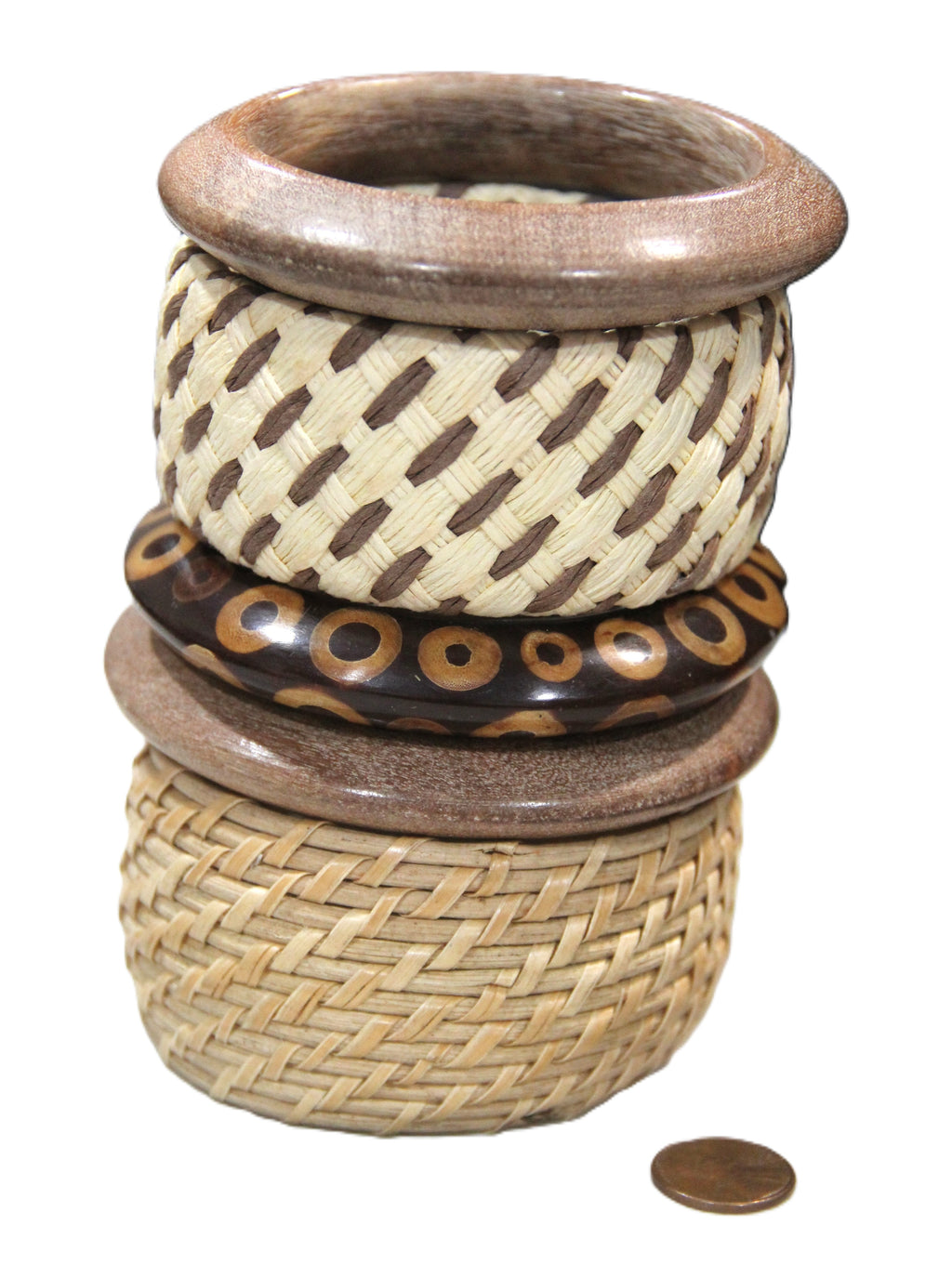THE "QUIET LUXURY TOWER" BANGLE BRACELET STACK 