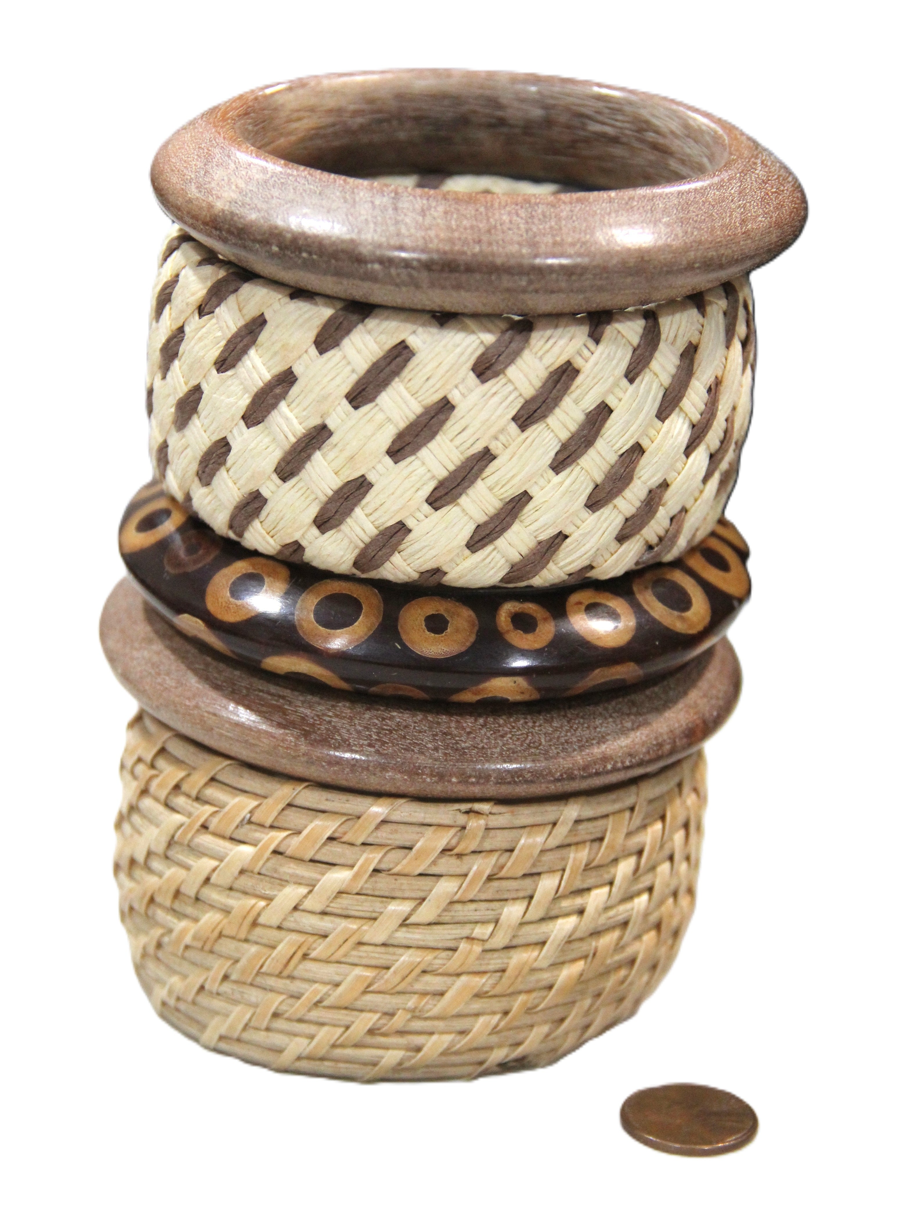 THE "QUIET LUXURY TOWER" BANGLE BRACELET STACK 