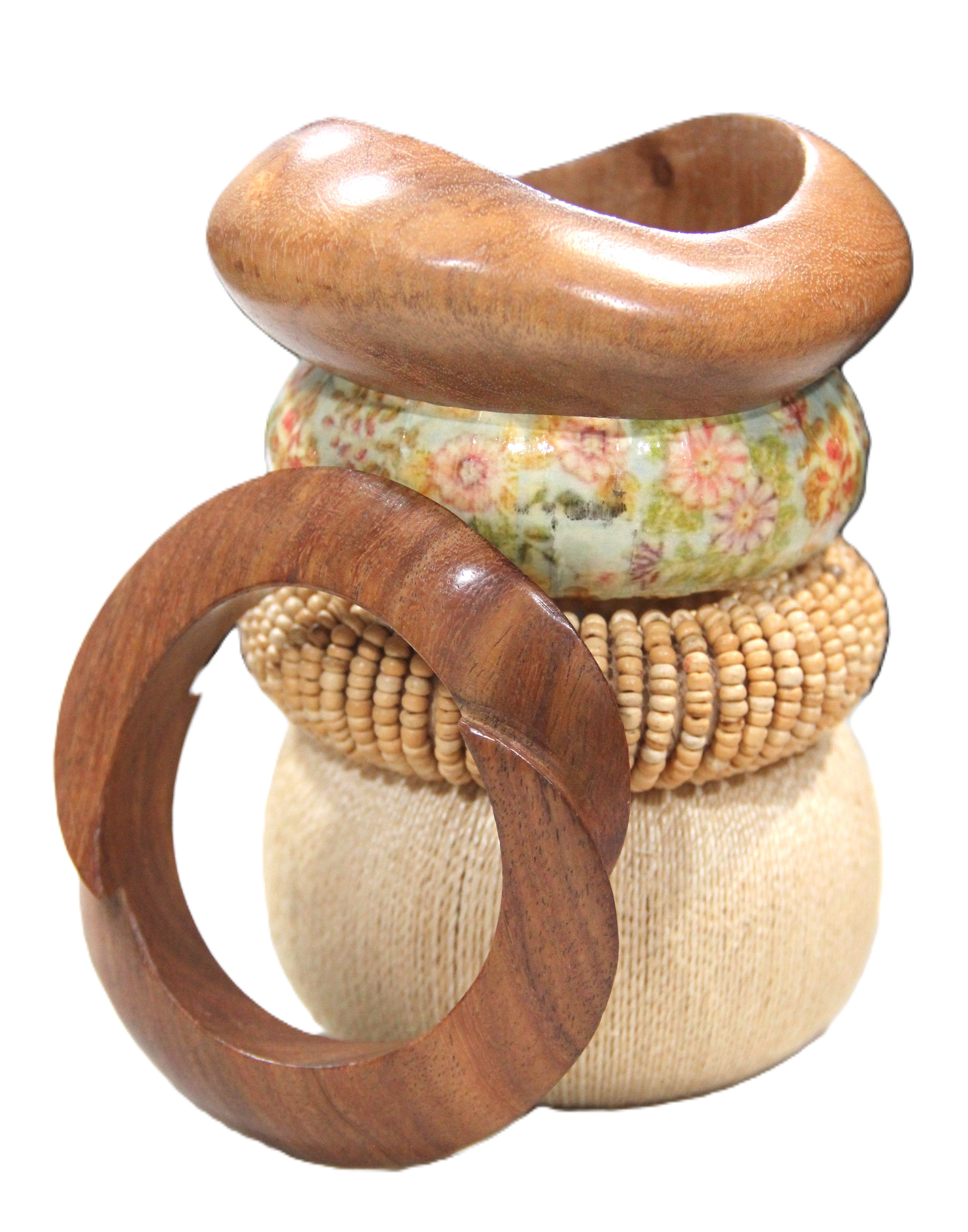 THE "NOT SO QUIET LUXURY" BANGLE BRACELET STACK 