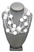 DEAD STOCK GRAZIANO LUCITE STATEMENT NECKLACE