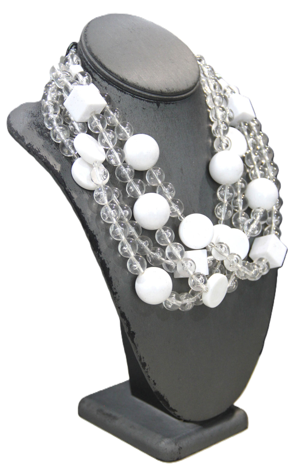 DEAD STOCK GRAZIANO LUCITE STATEMENT NECKLACE