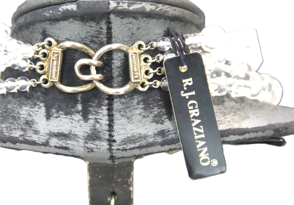 DEAD STOCK GRAZIANO LUCITE STATEMENT NECKLACE