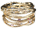 Graziano crystal accent bangle bracelet