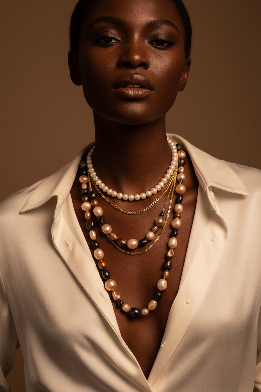Honora Pearl multi color necklace