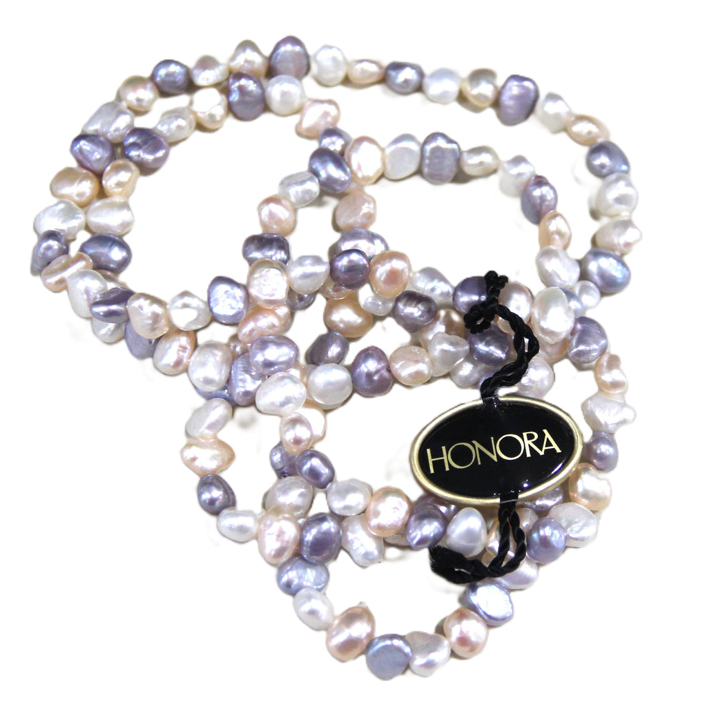 Honora new with tag lilac multi color pearl necklace