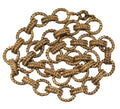 J CREW DEAD STOCK ROPED DESIGN LINK CHAIN NECKLACE