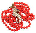 J CREW DEAD STOCK GLASS BEAD SEAHORSE ACCENT NECKLACE