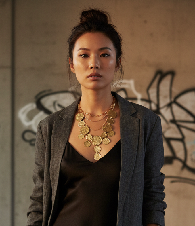 Kenneth Jay Lane statement necklace