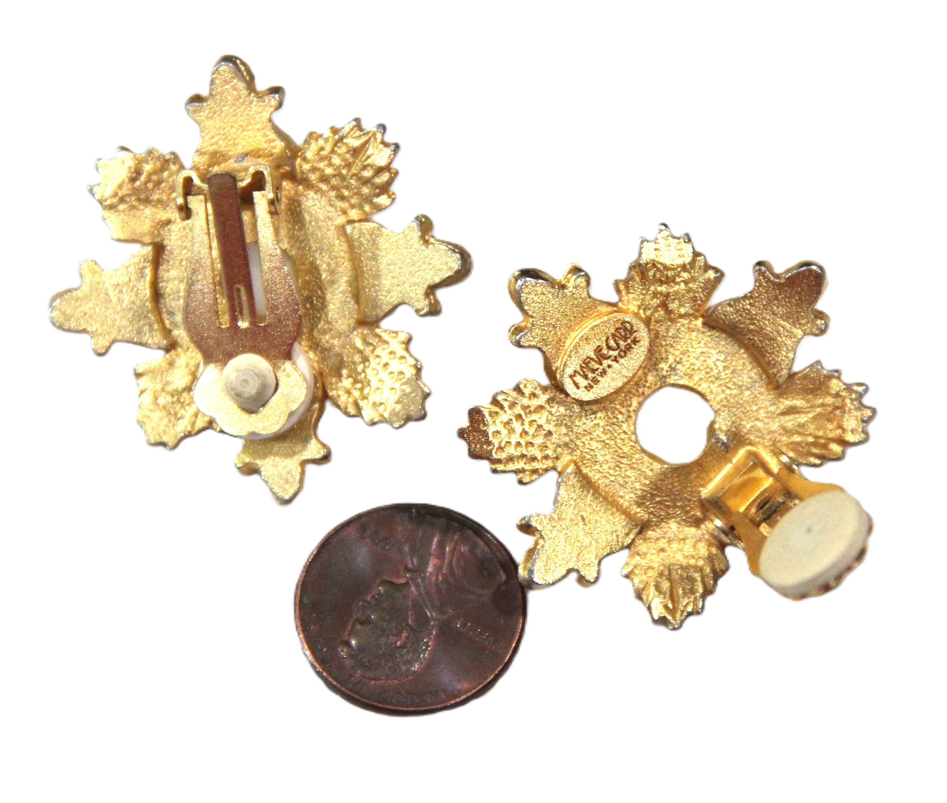 MAEVE CARR NY VINTAGE CLIP EARRINGS
