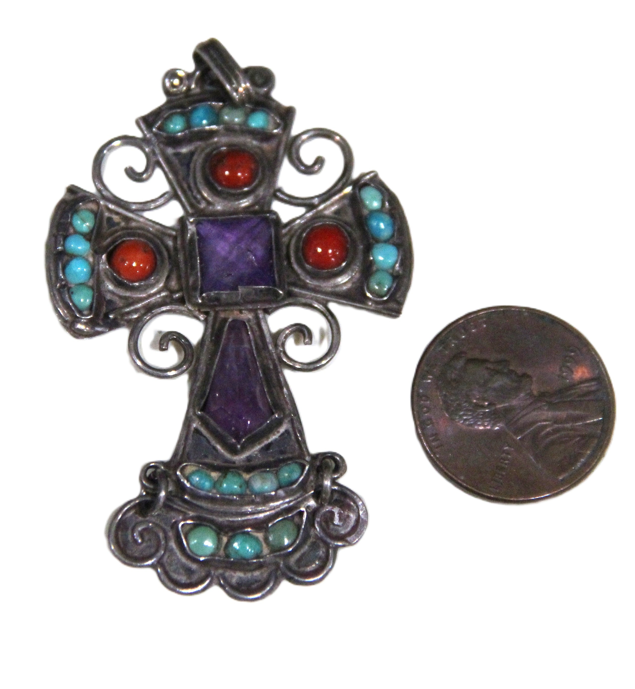 MATL cross pendant