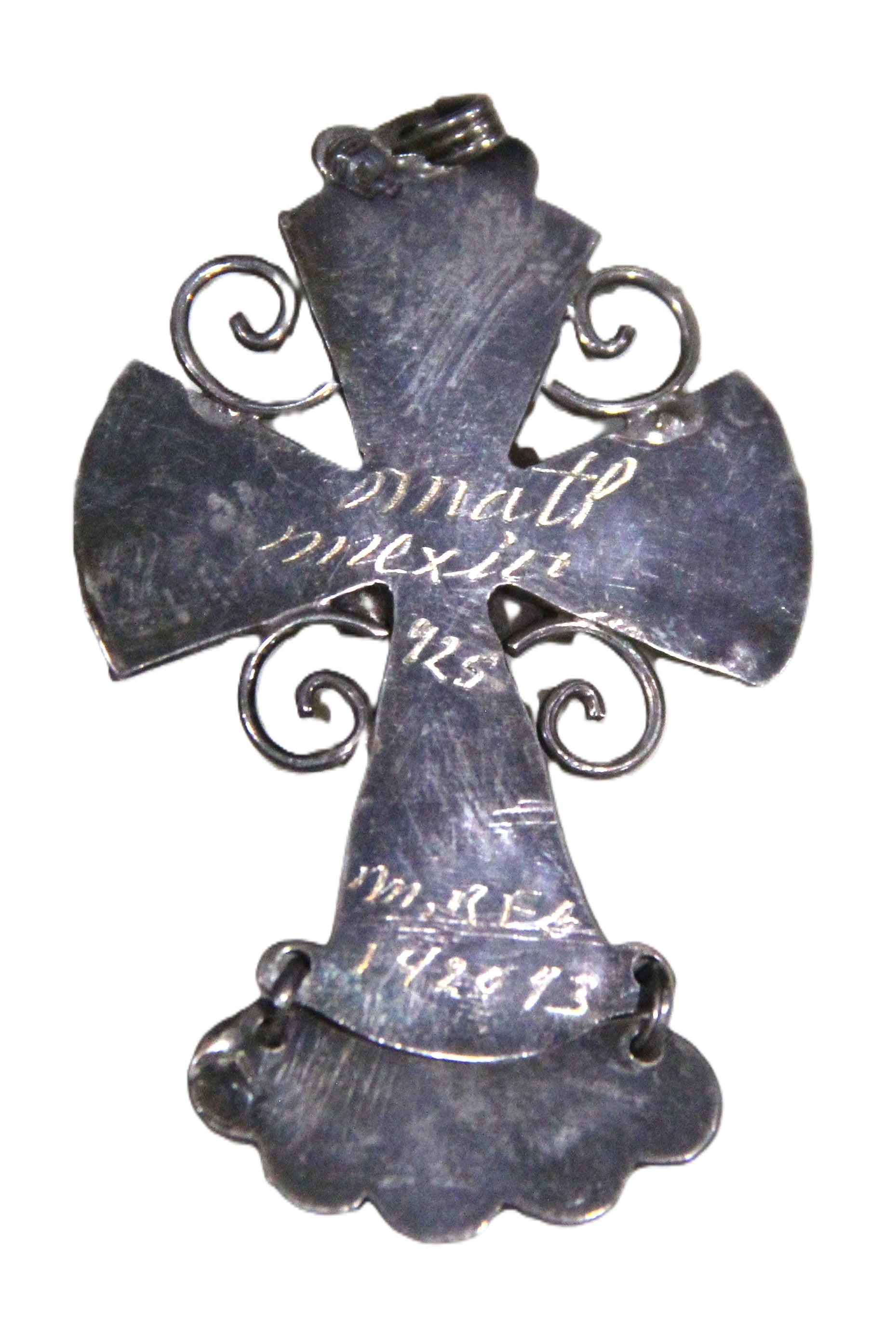 MATL cross pendant