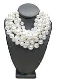 MAXIMALIST JUMBO PEARL MULTI-STRAND NECKLACE