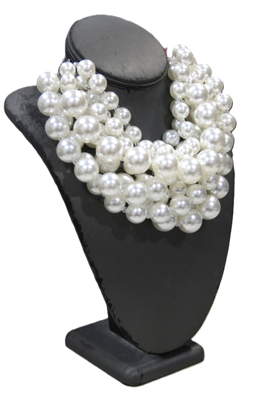MAXIMALIST JUMBO PEARL MULTI-STRAND NECKLACE