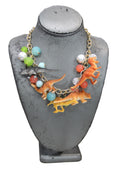 MODERN MAXIMALIST DINOSAUR NECKLACE
