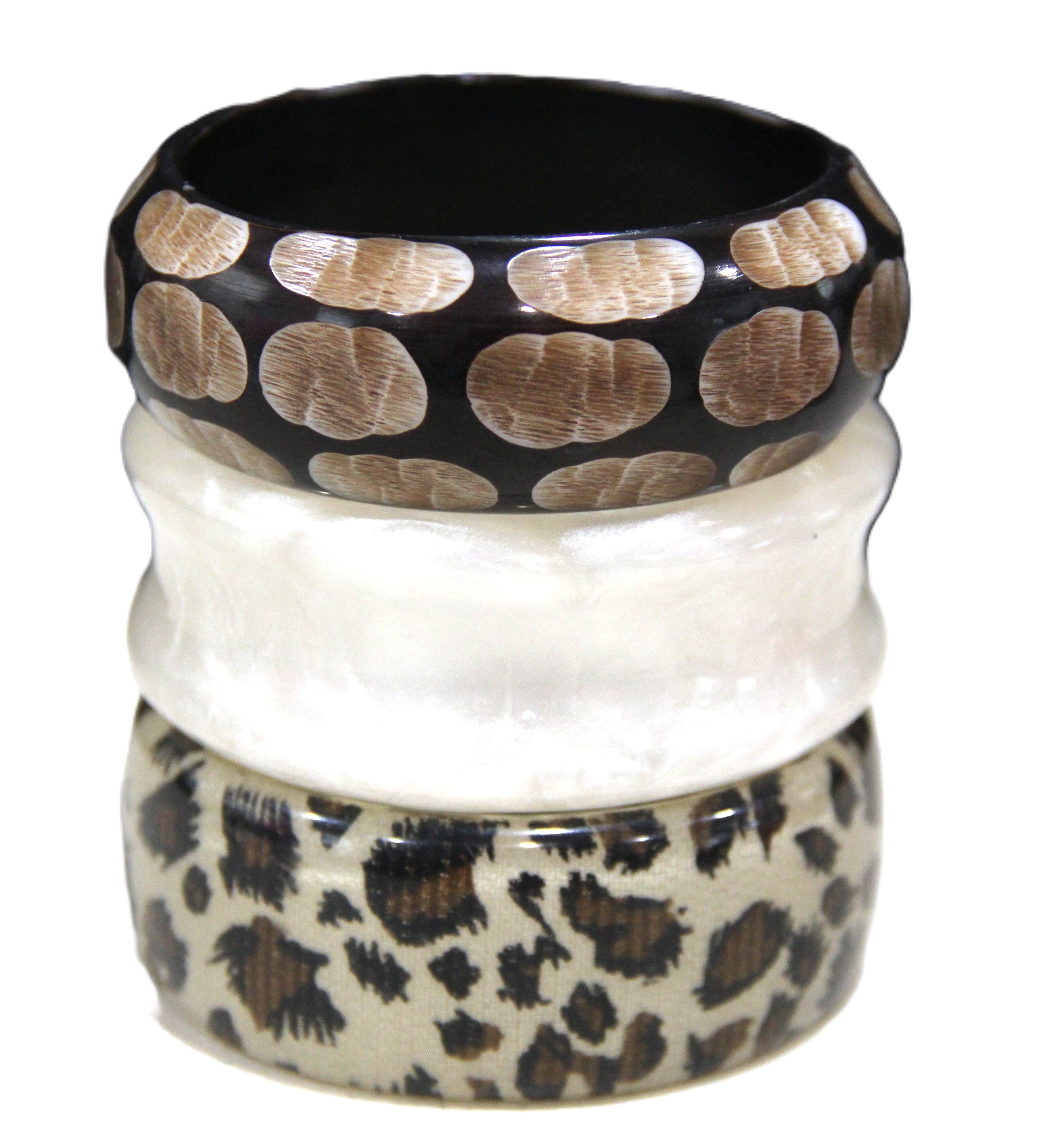 THE "FANCY ANIMAL" BANGLE BRACELET STACK