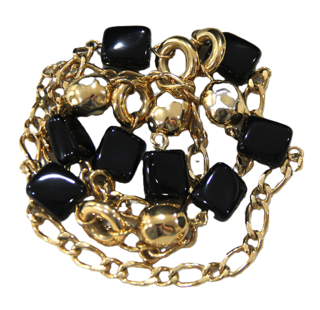 Monet vintage layering chain stattion necklace