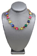 Colorful Glass crystal necklace