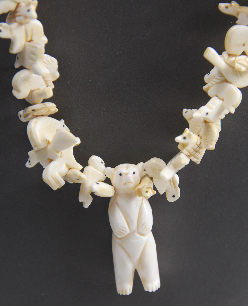 Native American fetish necklace