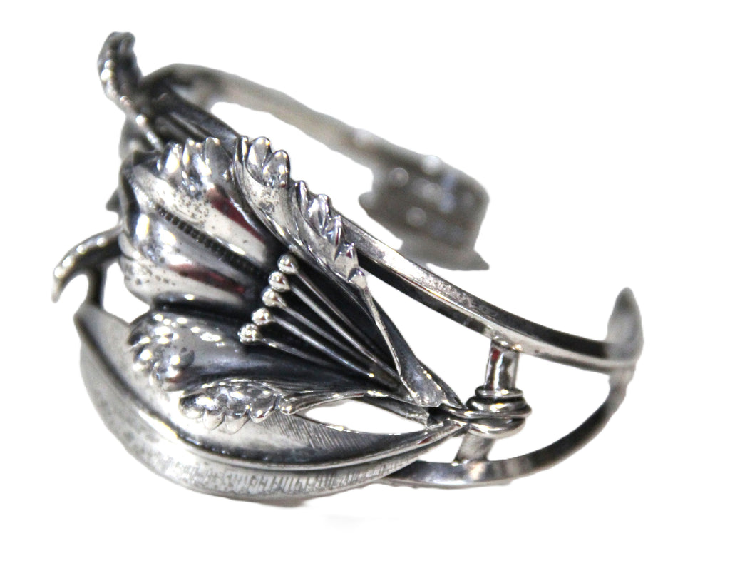 Native american sterling silver cuff bracelet