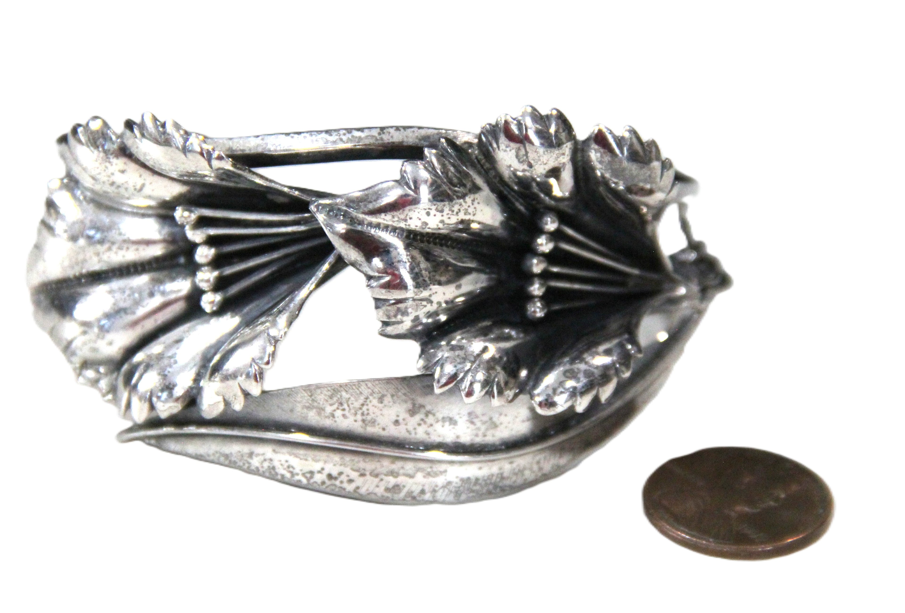 Native american sterling silver cuff bracelet