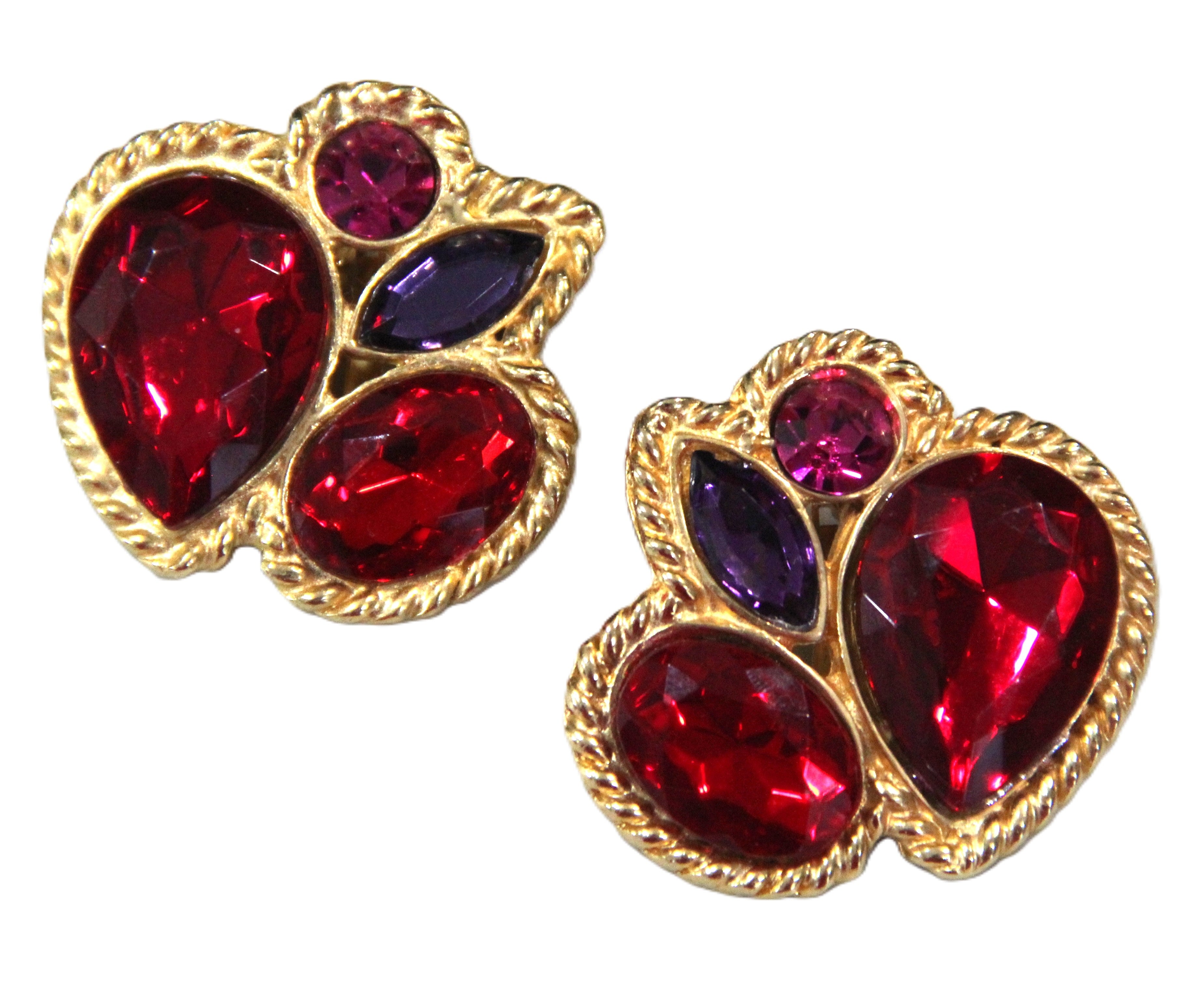 Park Lane vintage glass statement earrings