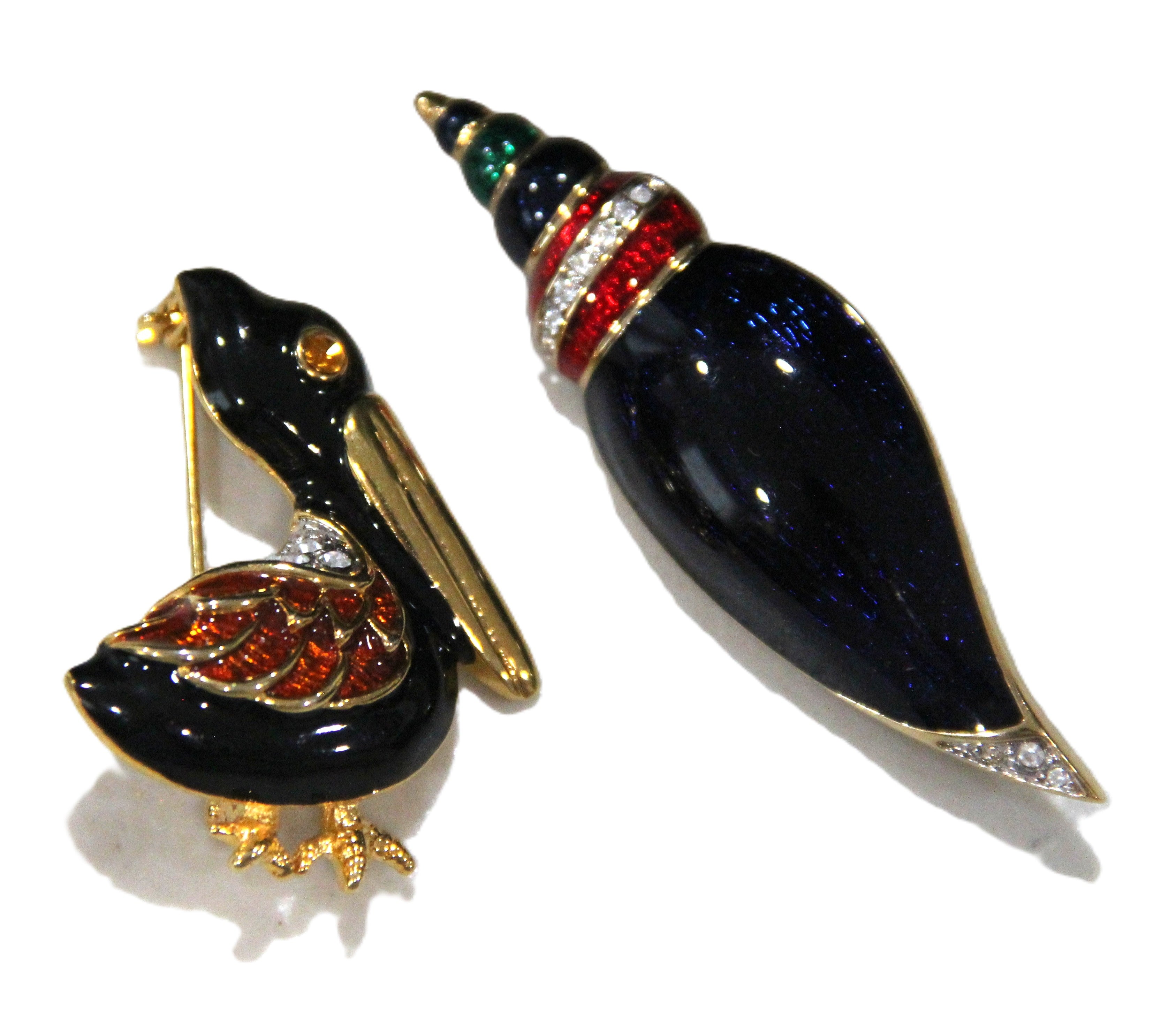 80s vintage brooch bundle