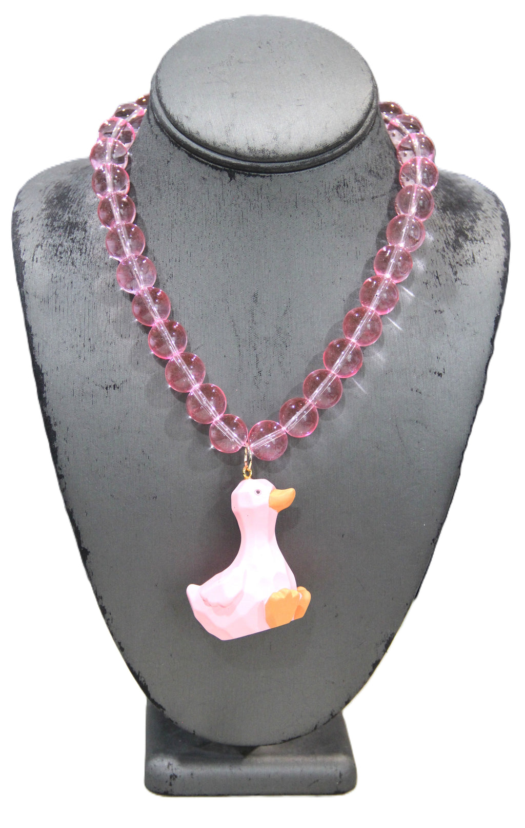 PINK DUCK MAXIMALIST NECKLACE