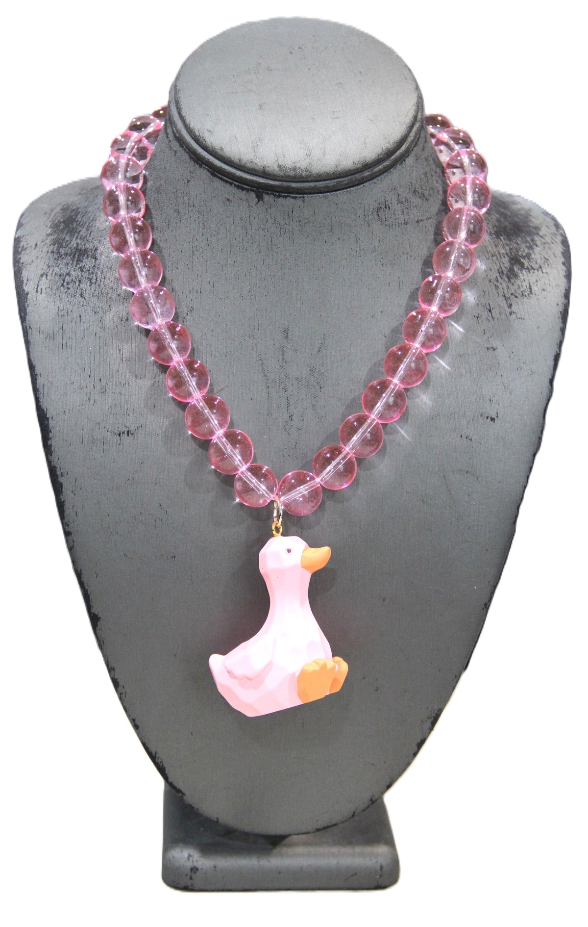 PINK DUCK MAXIMALIST NECKLACE