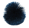 TEAL POM POM CLIP BROOCH