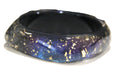 CHUNKY GOLD FOIL GALAXY NAVY BLUE BANGLE BRACELET