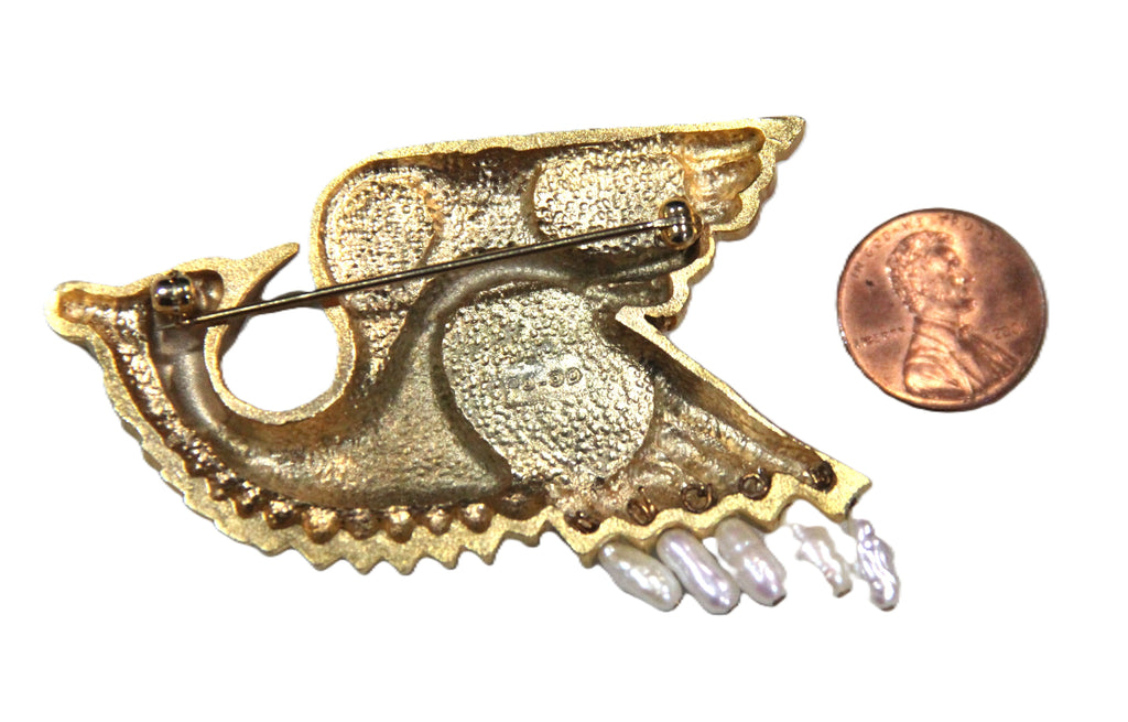 RO-DO for Sak's 1980's dead stock bird brooch