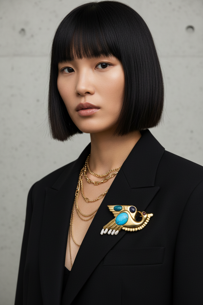 RO-DO for Sak's 1980's dead stock bird brooch