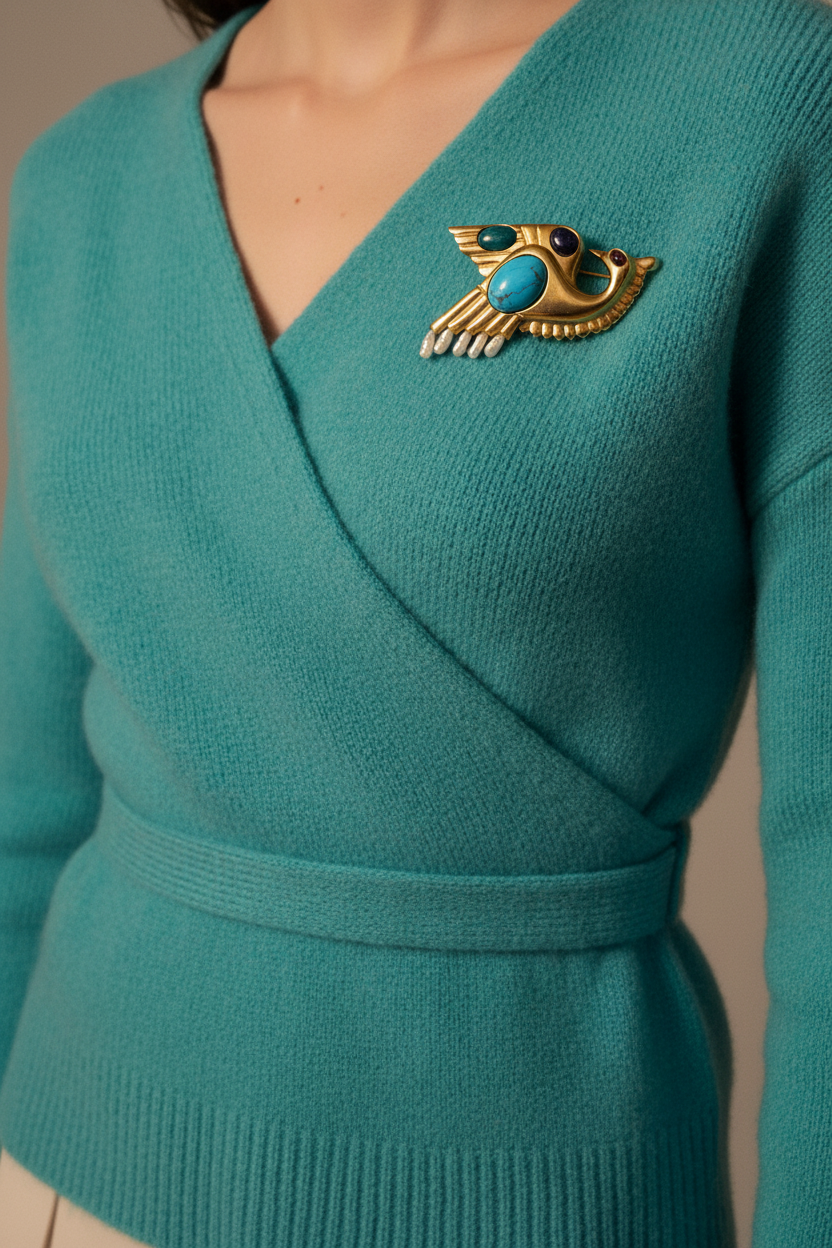 RO-DO for Sak's 1980's dead stock bird brooch