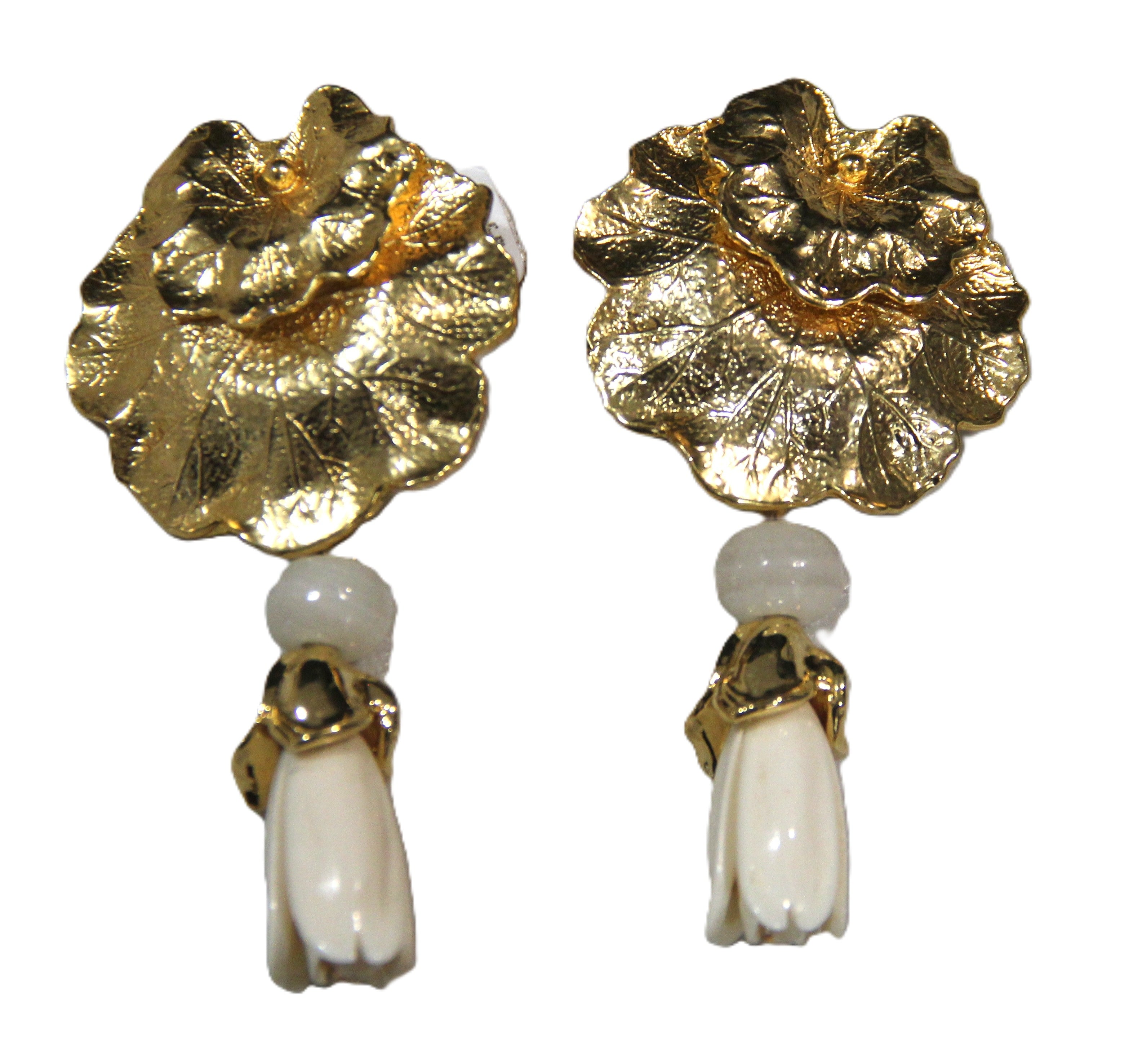 Ro-do for Sak's vintage flower dangle earrings