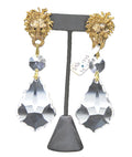 RO-DO Sak's 80's dead stock lion door knocker earrings