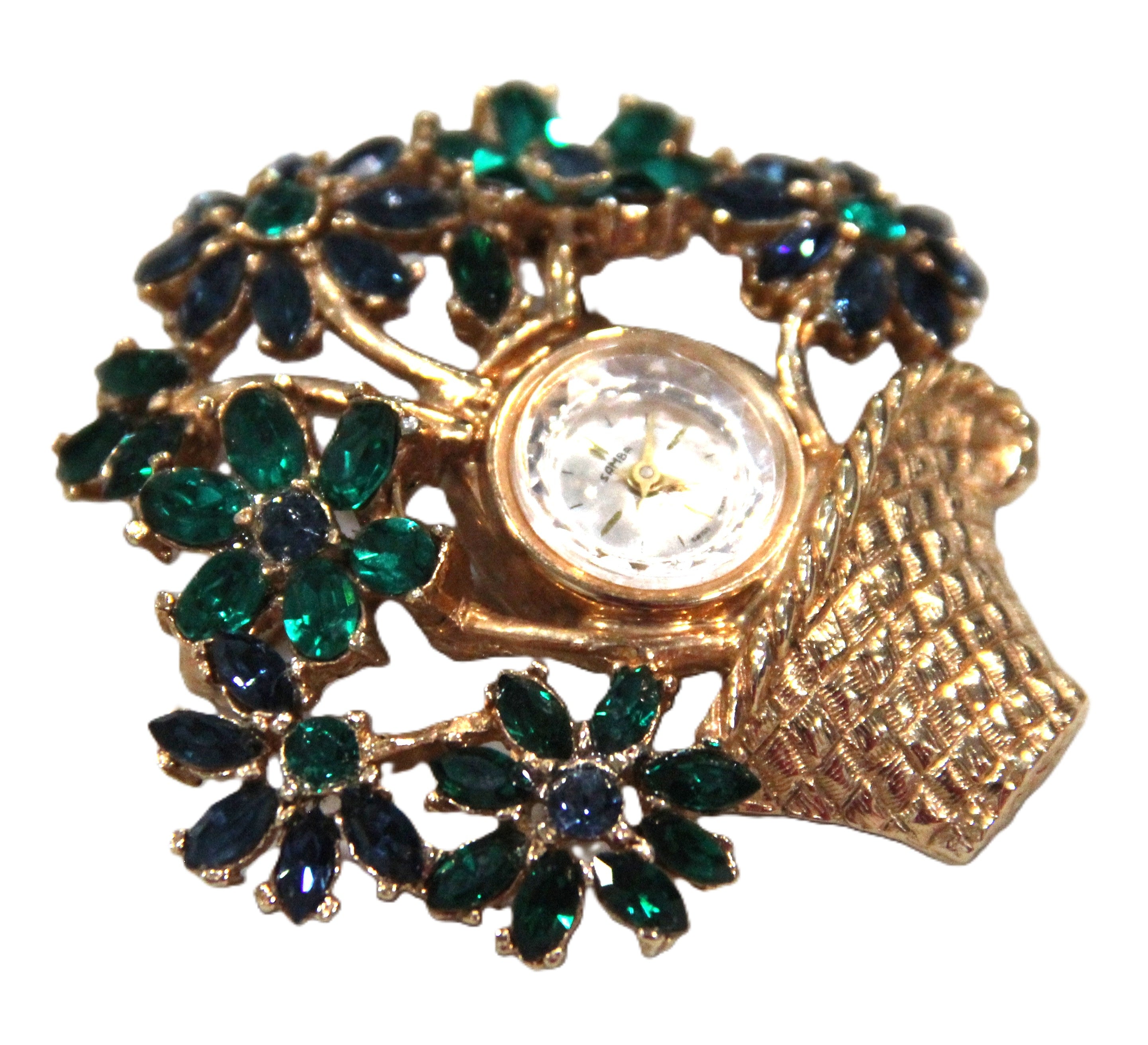 Samba Swiss 17 jewel brooch watch mcm