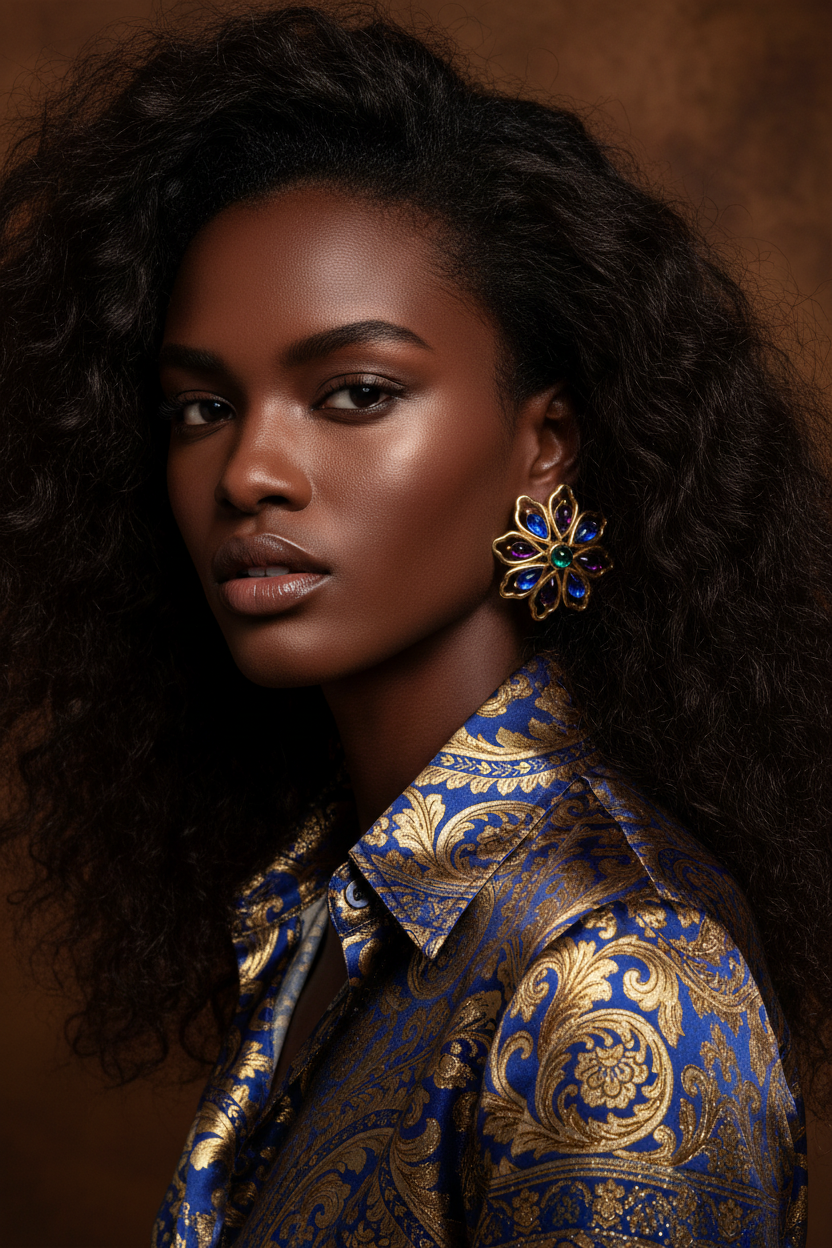 trifari mogul earrings